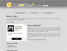 Tablet Screenshot of openrarfile.com